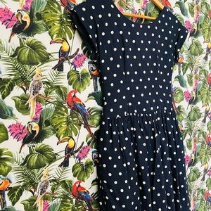 Vintage linen dress. Size 2